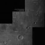 3er Mosaik von Eratosthenes und Kopernikus bis zum Krater Darney